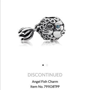 Pandora Angle Fish Charm